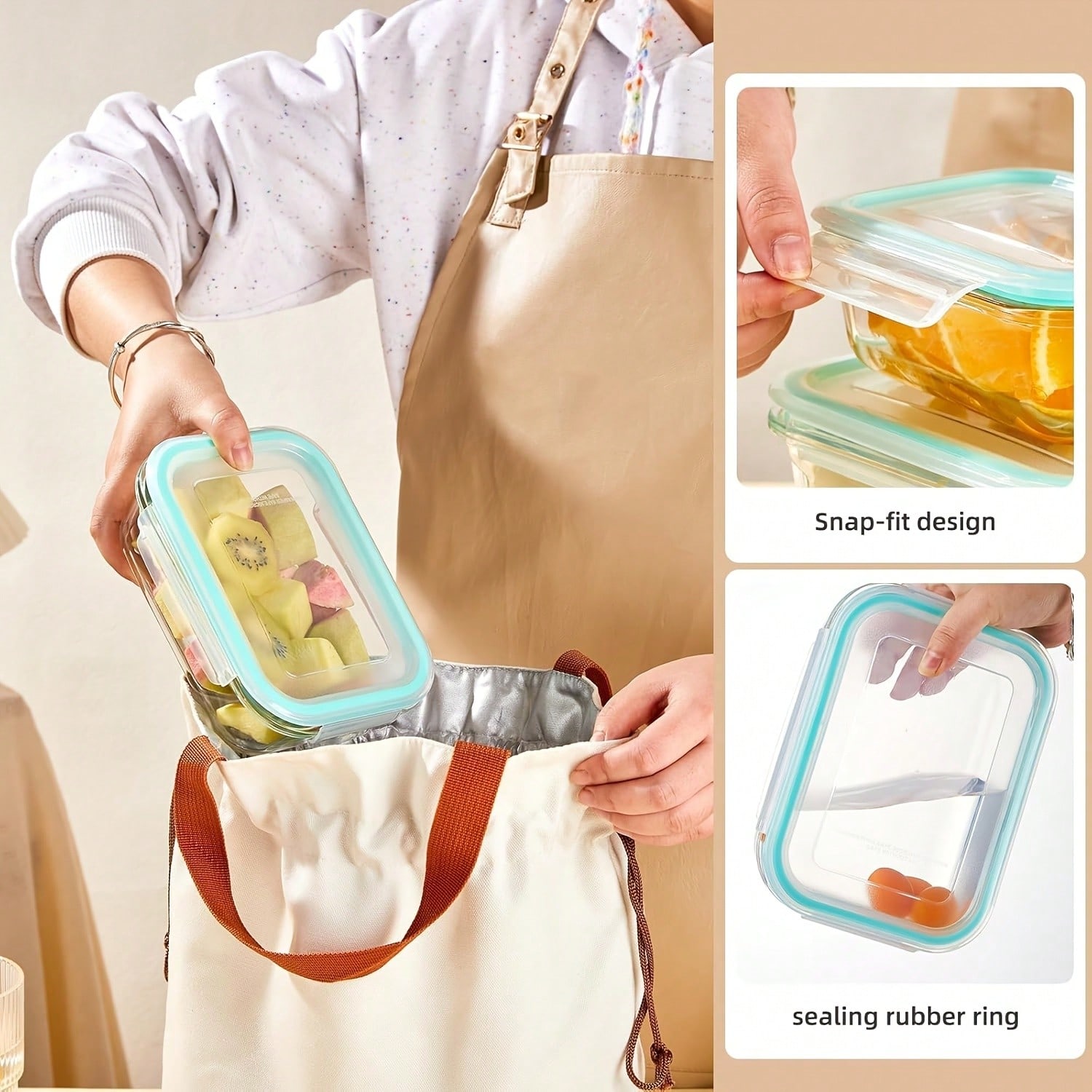 20pcs Sealed Glass Food Storag - огляд і ціна Bento Box