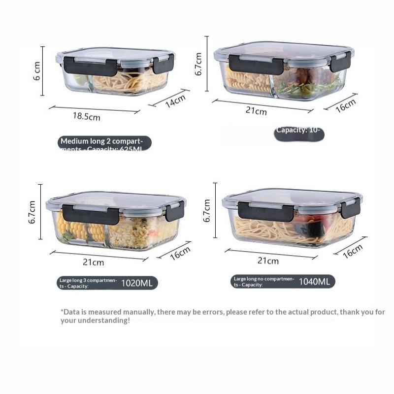 Leak Proof Glass Food Storage  - огляд і ціна Bento Box
