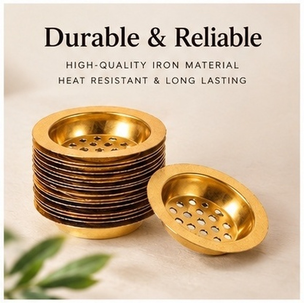 10Pcs Incense Burner Tray Gold - огляд і ціна Incense Holder