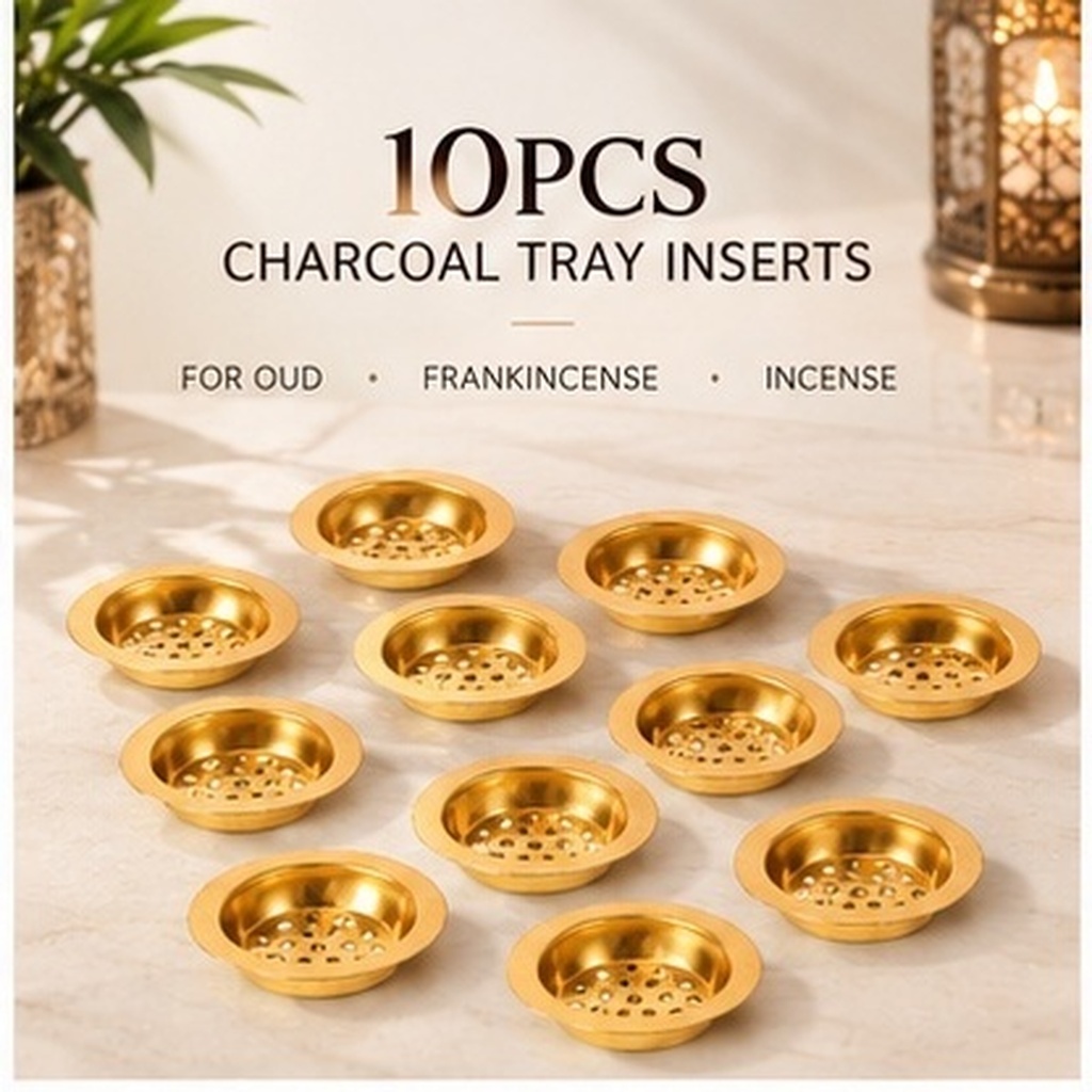 10Pcs Incense Burner Tray Gold - огляд і ціна Incense Holder