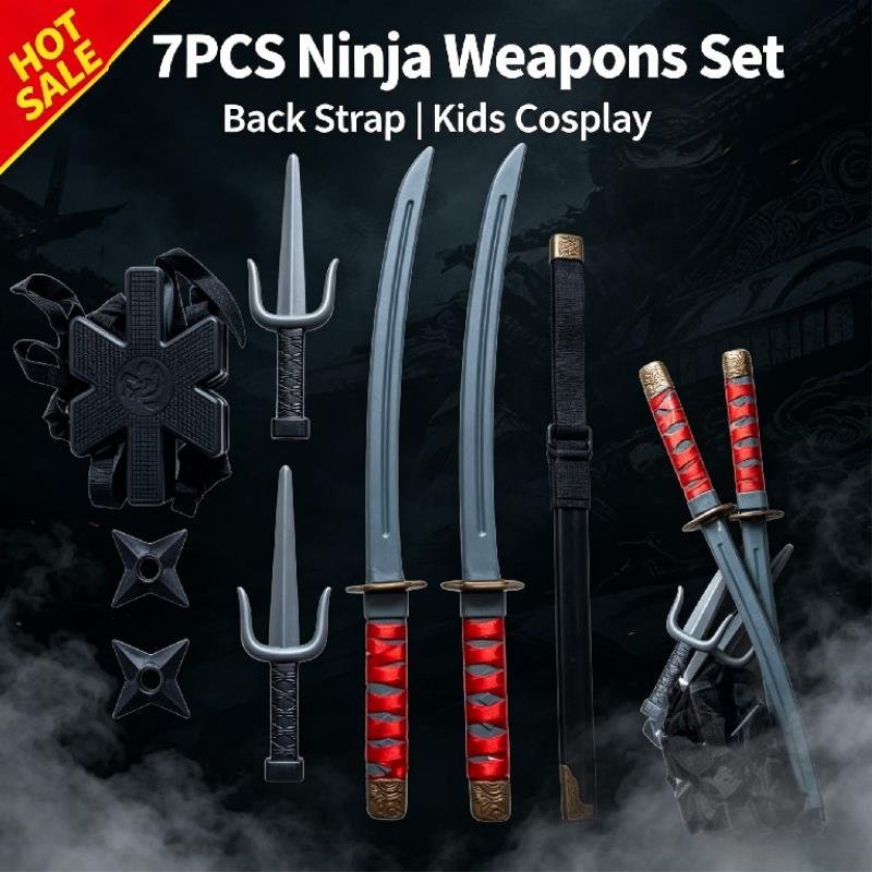 Halloween 1: 1 Ninja Set Child - огляд і ціна Japanese Knife