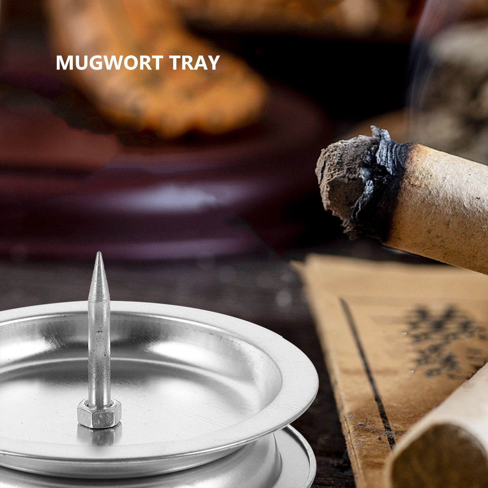 2Pcs Moxa Stick Holder Stainle - огляд і ціна Incense Holder