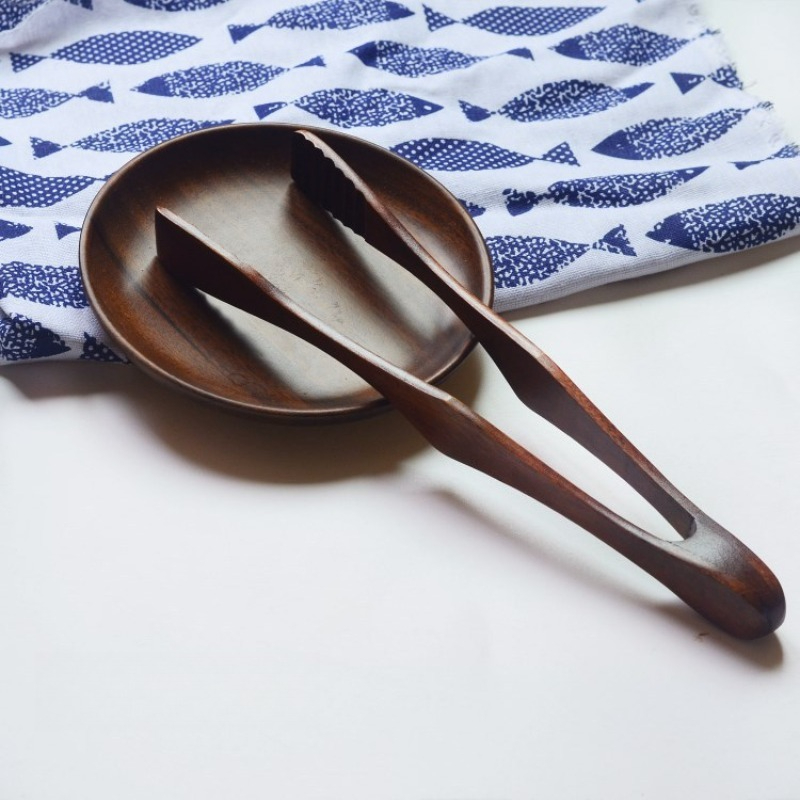 Natural Wood Food Serving Tong - огляд і ціна Japanese Snacks