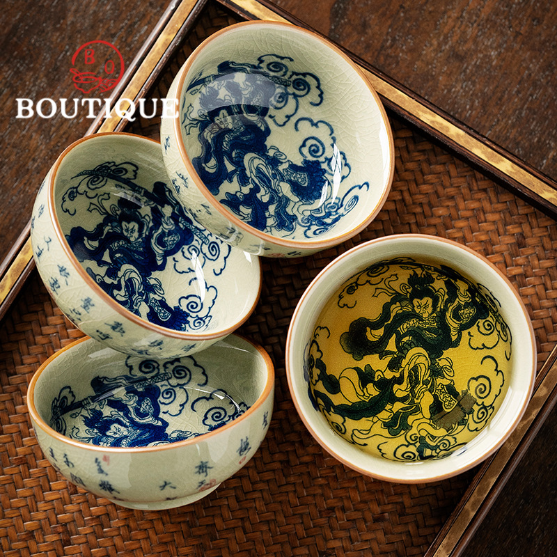 100ml Old Pottery Clay Blue an - огляд і ціна Japanese Pottery